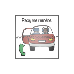 Vignette - Papy me ramène