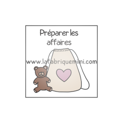 Vignette - Préparer les affaires